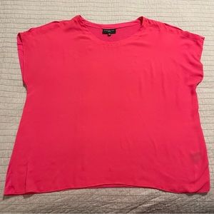 Premise Women's Solid Pink Blouse 1X